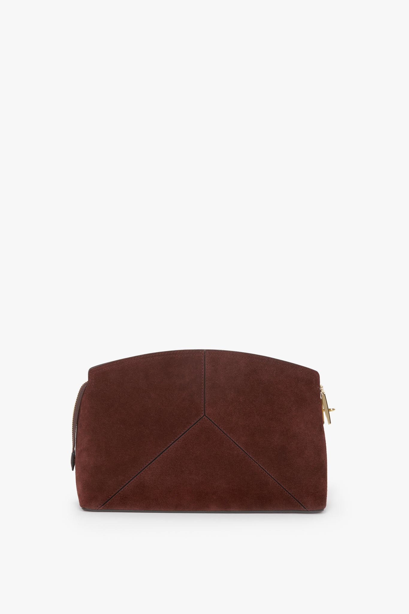Victoria Clutch Bag In Dark Brown Suede – Victoria Beckham UK