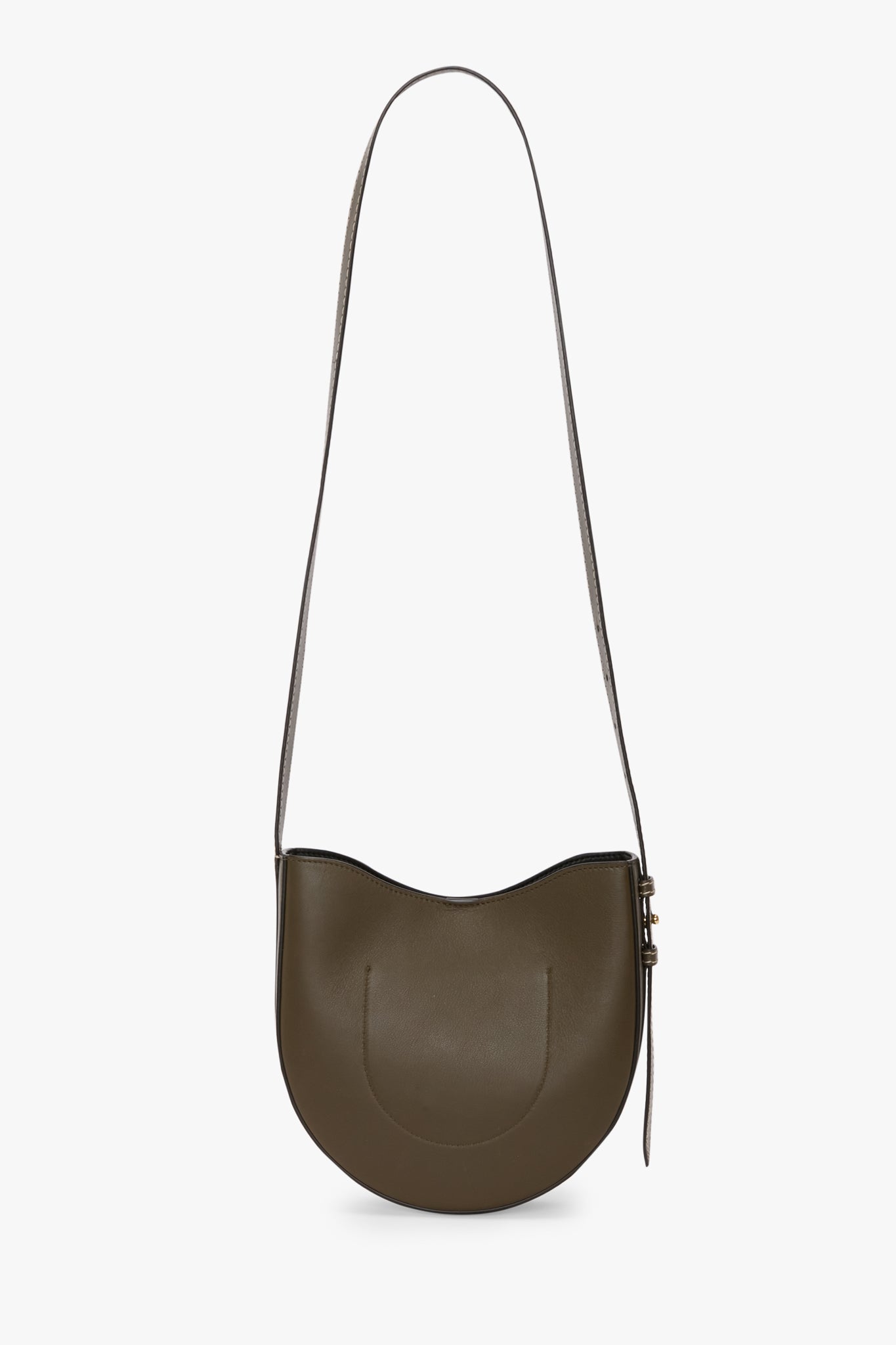 Dia Crossbody Bag In Dark Khaki Leather – Victoria Beckham UK