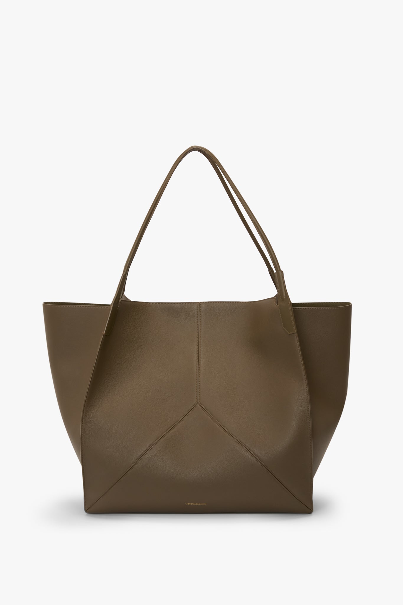 VICTORIA BECKHAM 1424WTR004763I1 関税送料込 Victoria Top Handle Bag In Khaki Leather – Victoria Beckham Int
