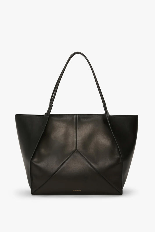 XL Victoria Tote In Black Soft Leather
