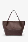 XL Victoria Tote In Burgundy Soft Leather