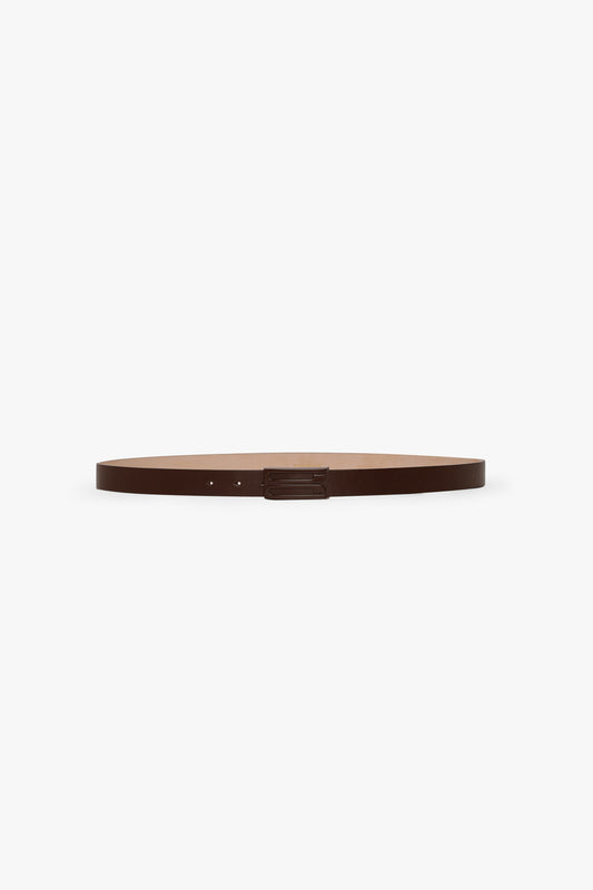 Tonal Dorian Belt In Dark Brown Smooth Leather
