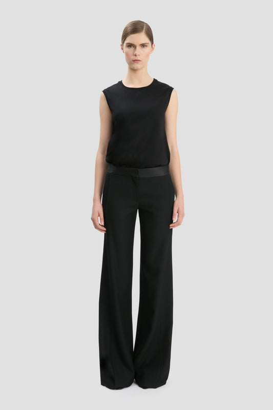 Side Panel Trouser In Black