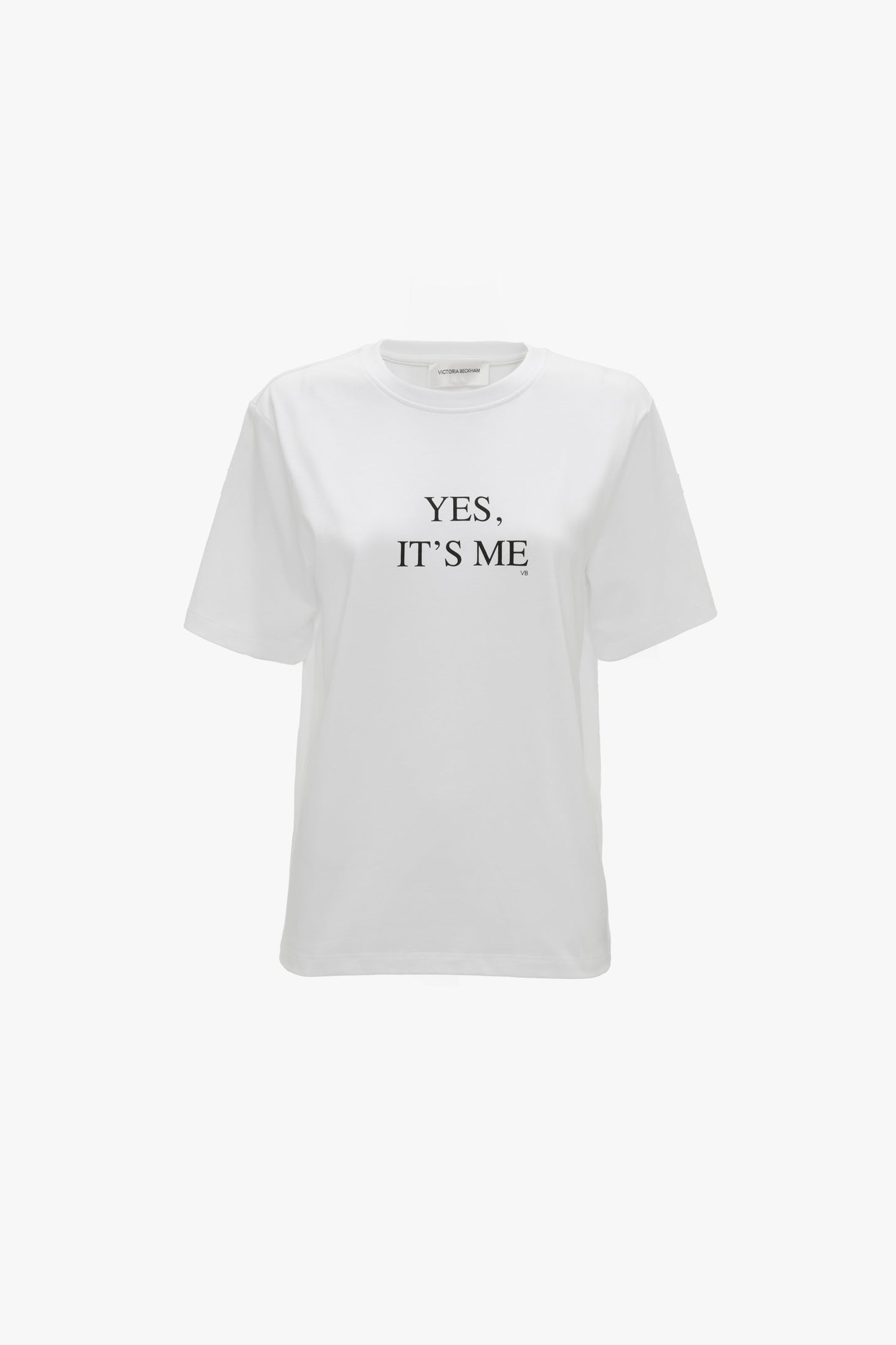 Yes, It's Me Slogan T-Shirt In White