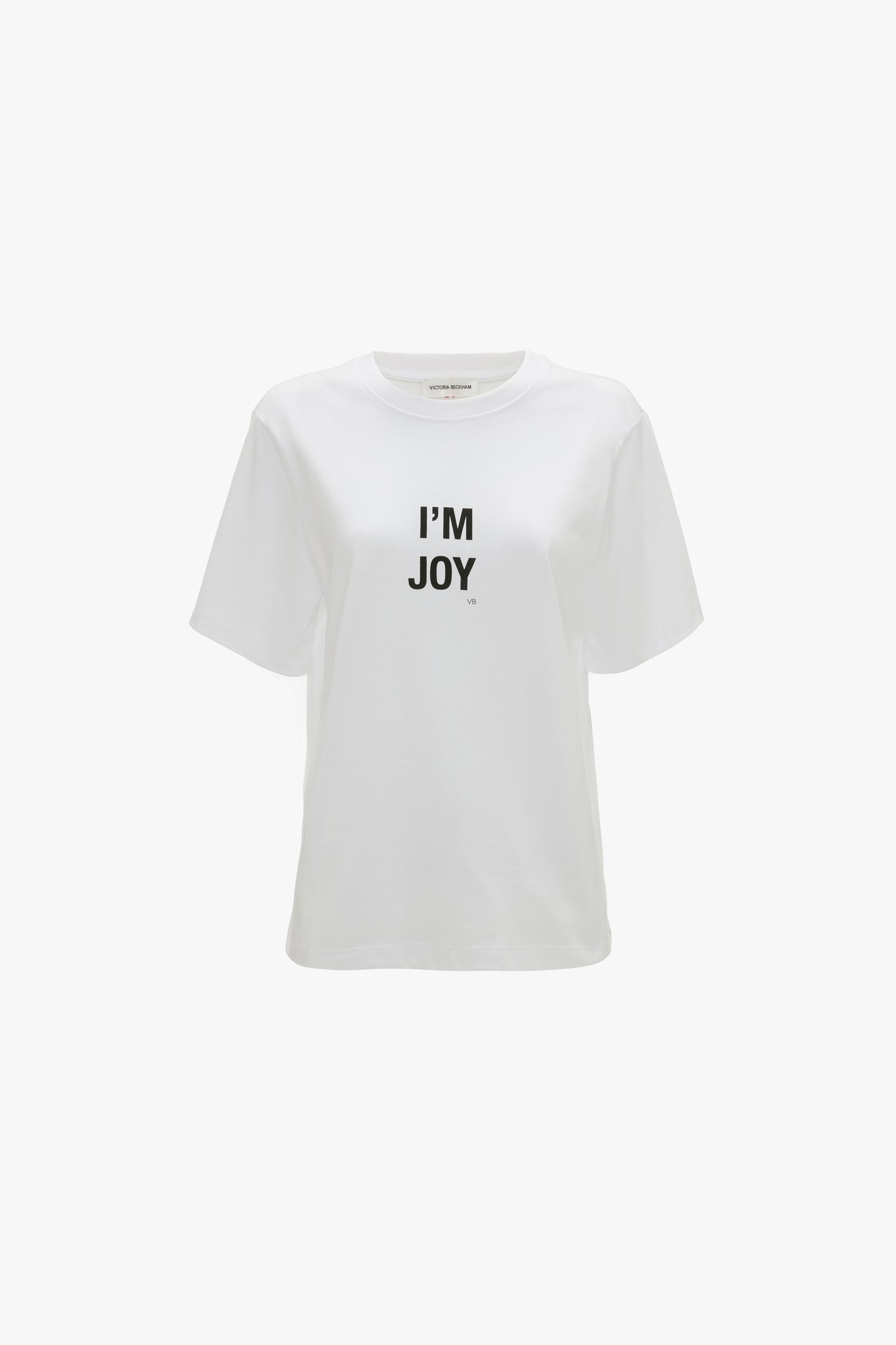 I'm Joy Slogan T-Shirt In White