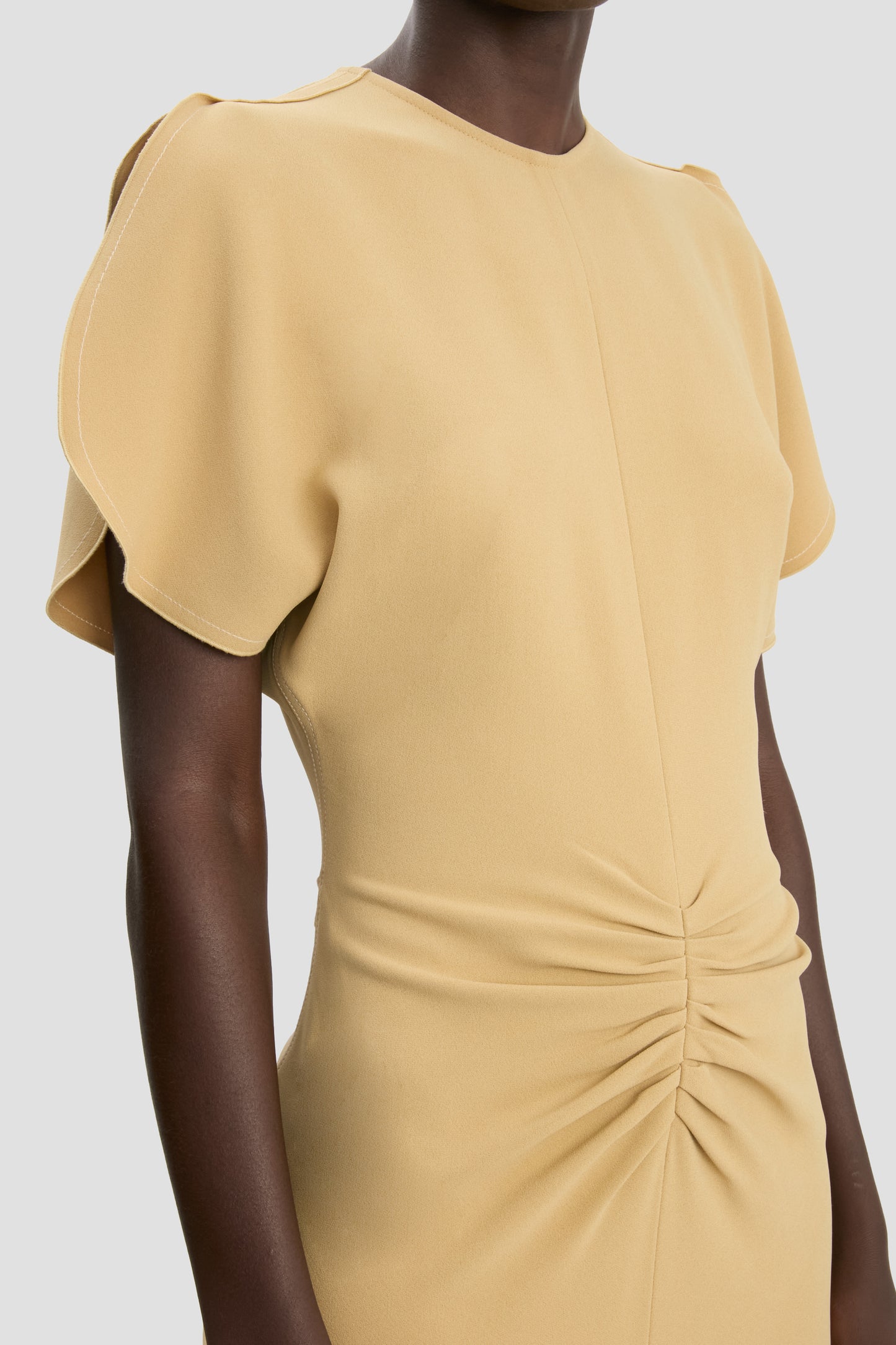 Bela Midi Dress In Honey
