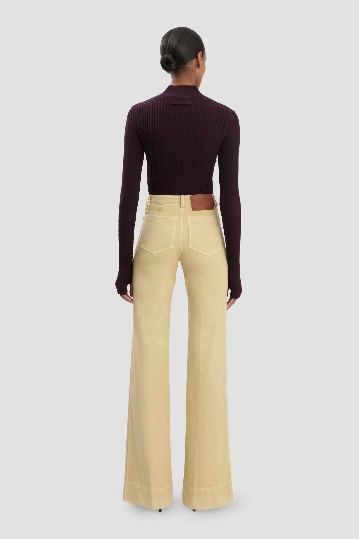 Alina High Waisted Jean In Butter Yellow