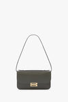 Dorian Pochette In Dark Olive Smooth Leather