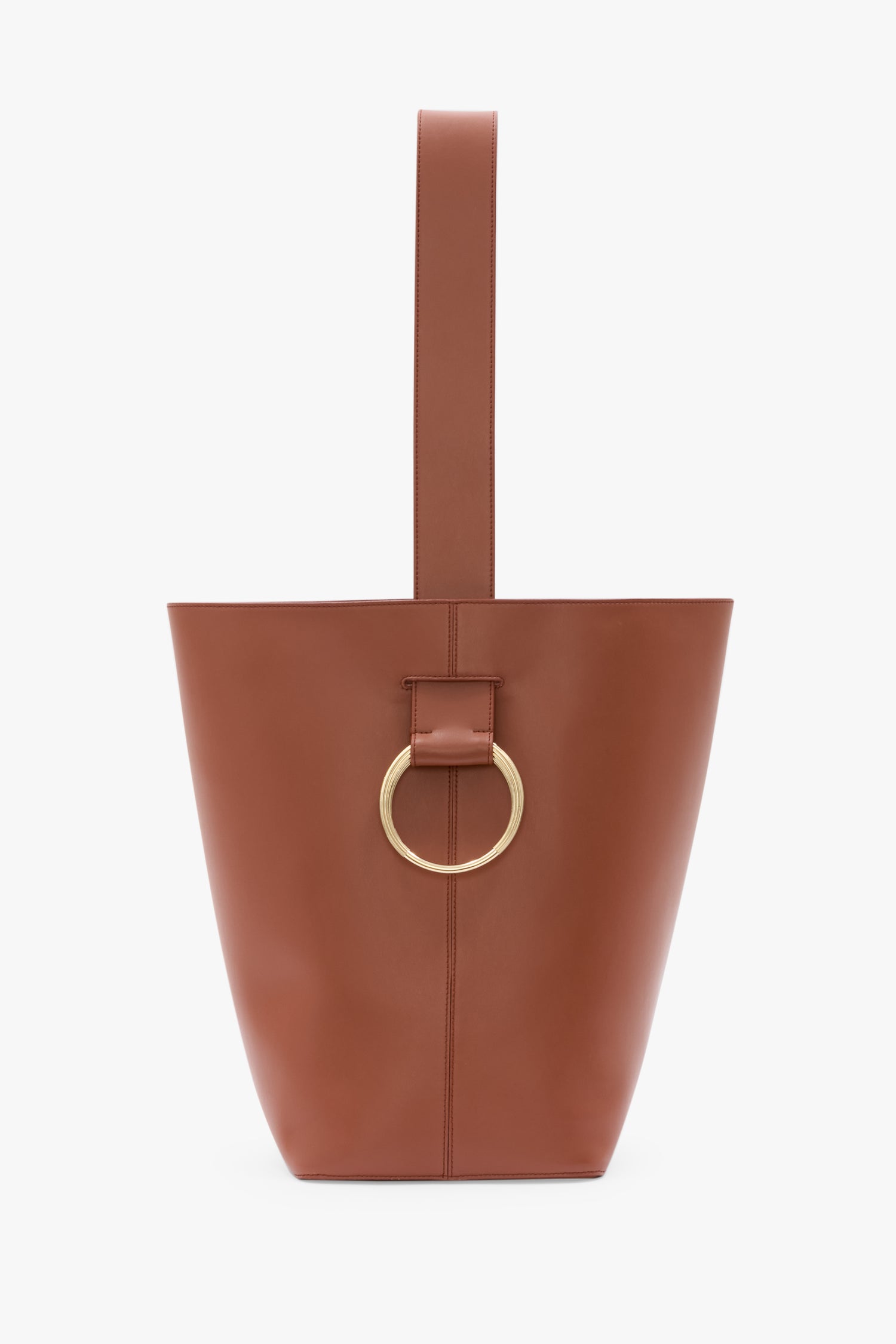 Dia Bucket Bag In Tan Smooth Leather – Victoria Beckham UK