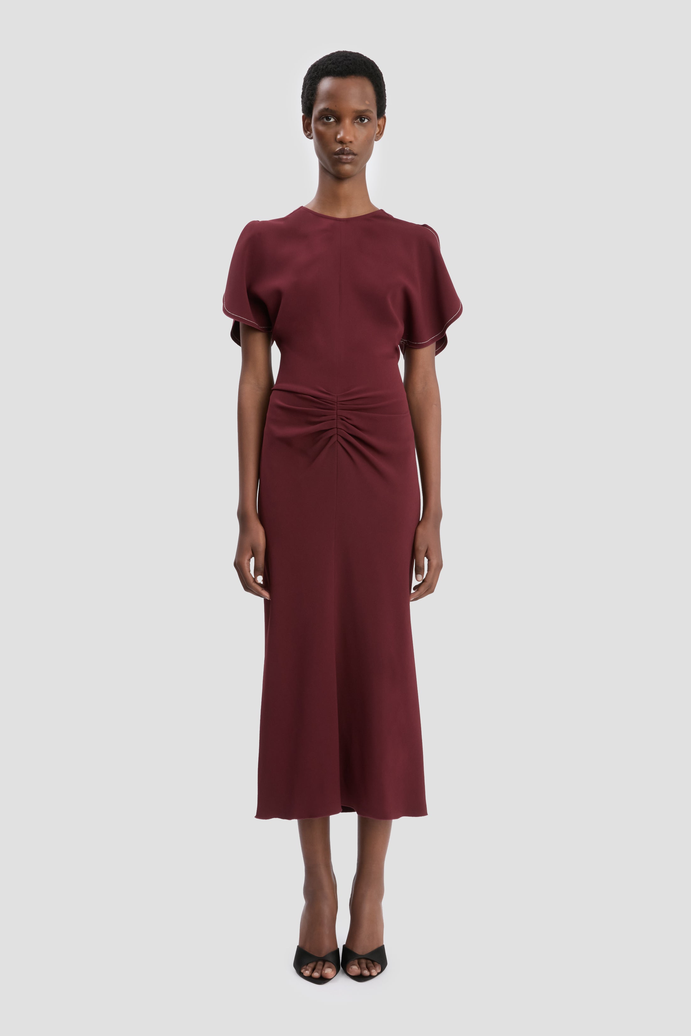 Bela Midi Dress Cinnabar
