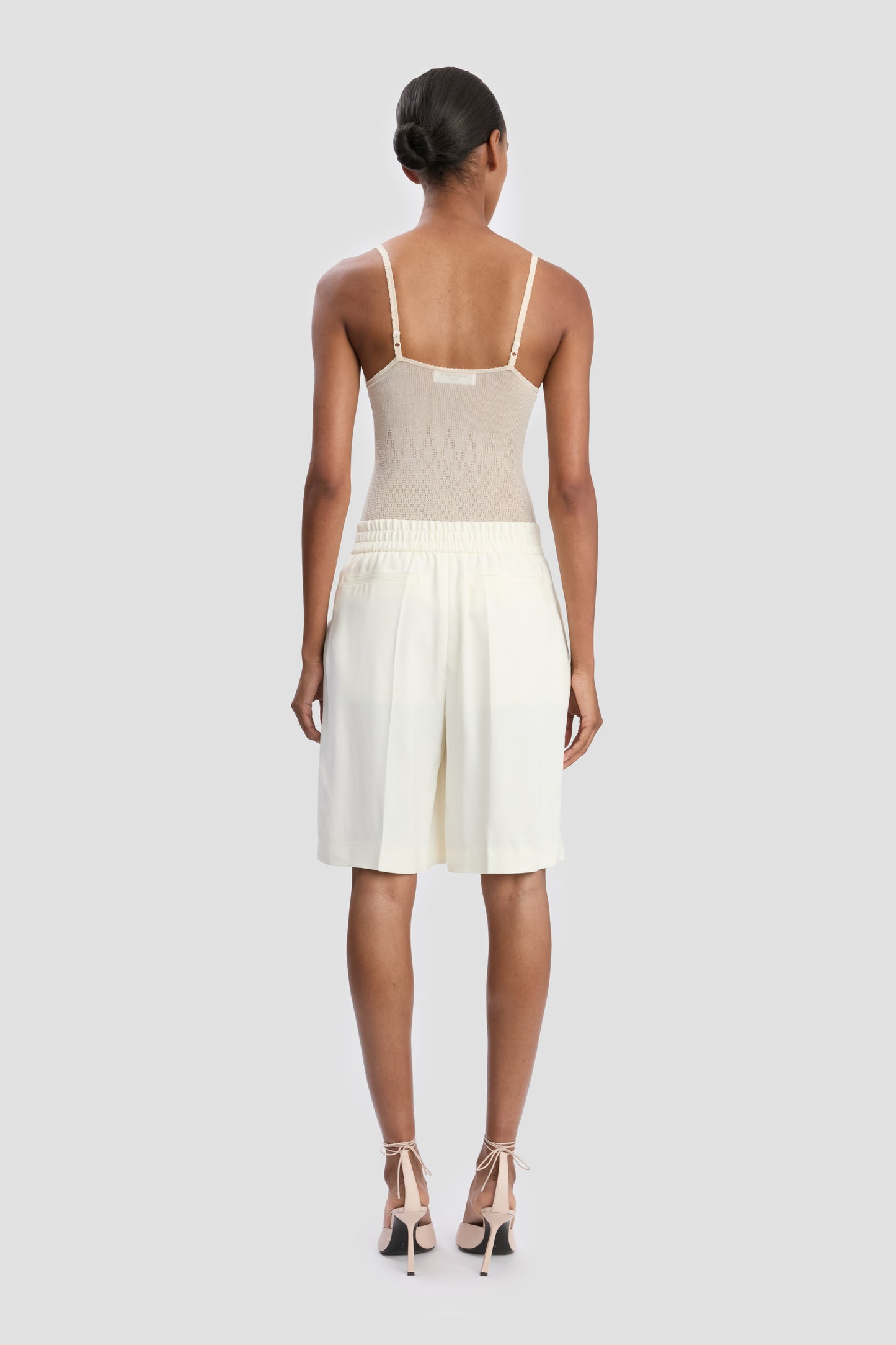 Tailored Shorts In Ivory