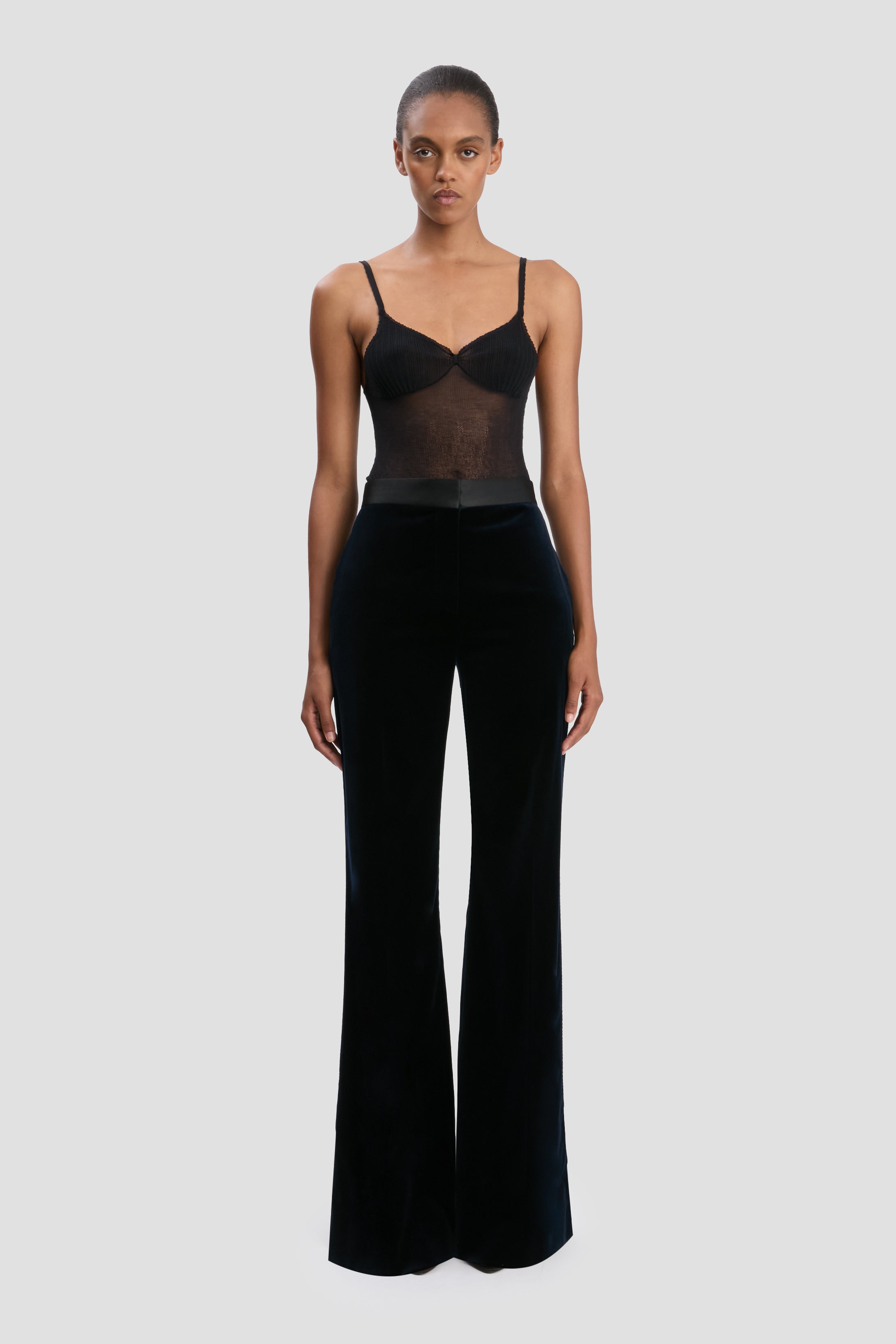 Alina Trouser Midnight Velvet