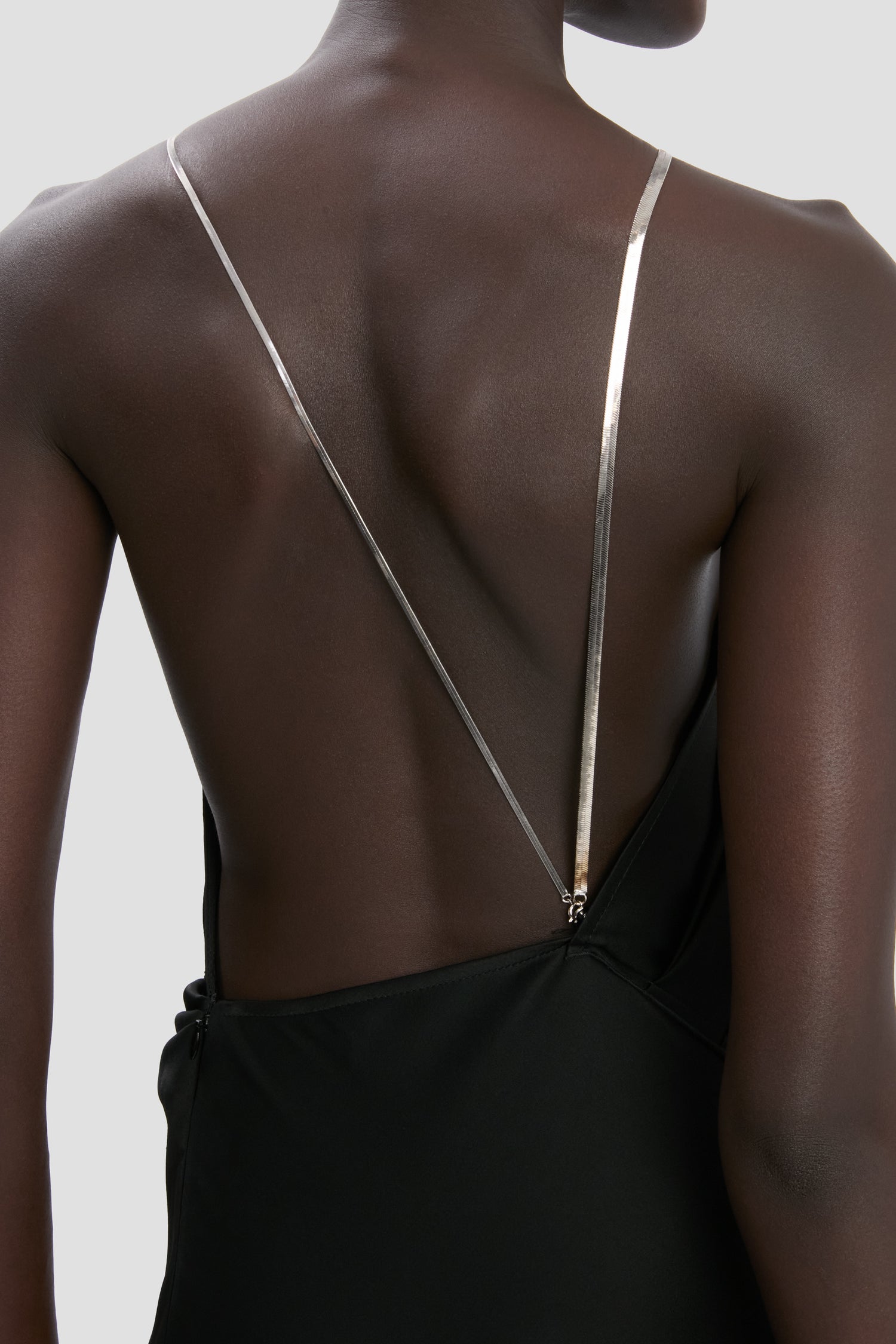 victoria beckham halter neck dress Chain Halter Gown In Black – Victoria Beckham