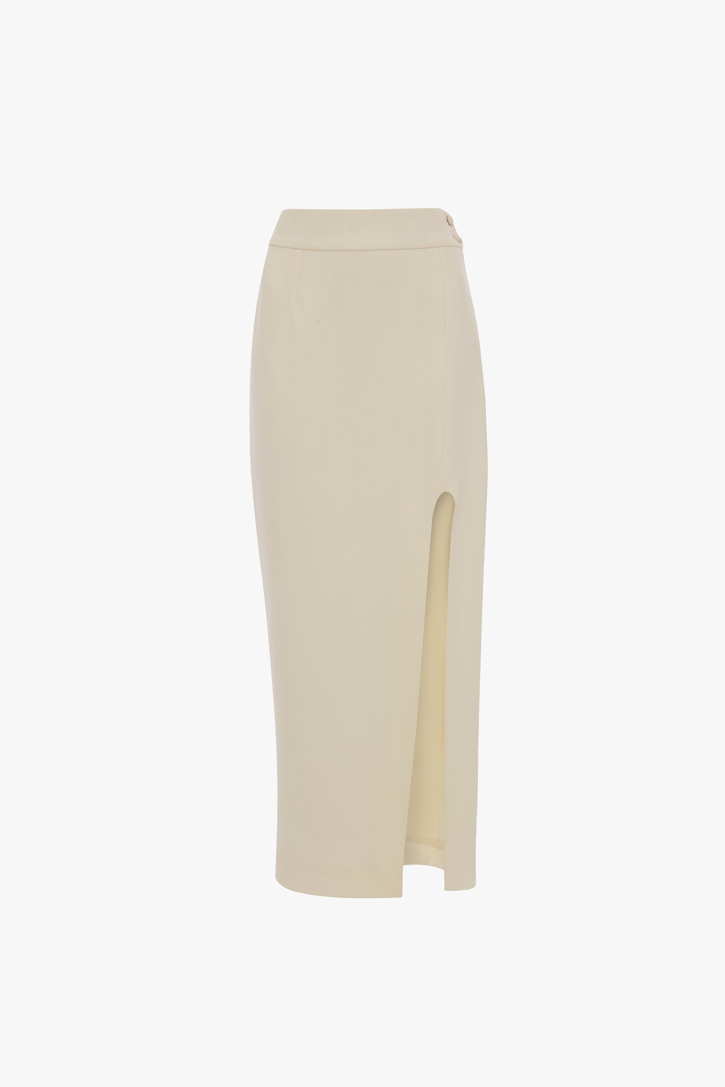 Split Detail Skirt In Ivory