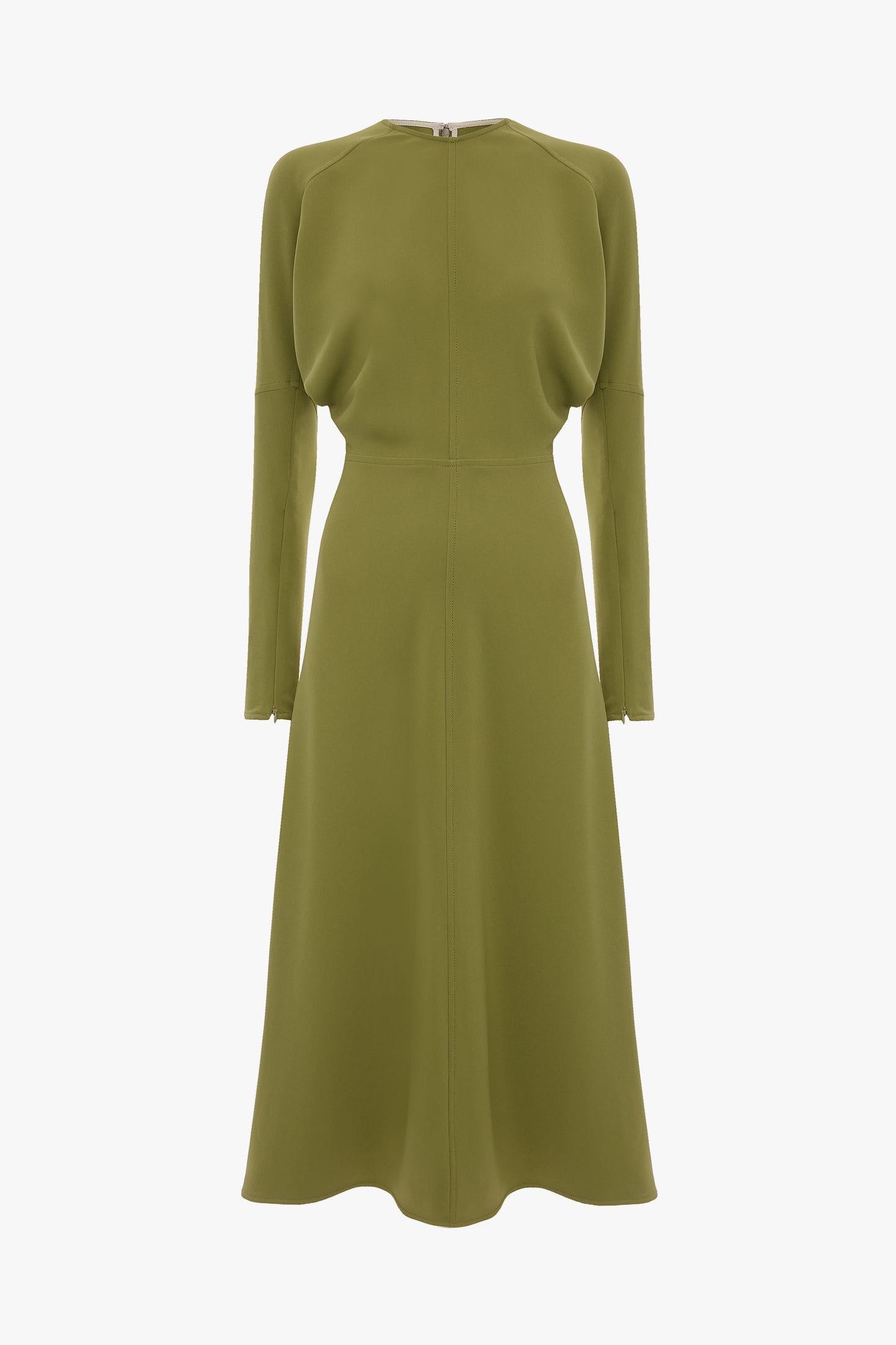 Dolman Midi Dress In Greenfinch