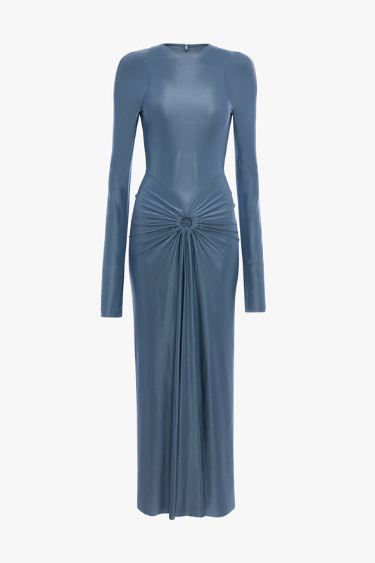 Dolman Midi Dress In Bluebell – Victoria Beckham