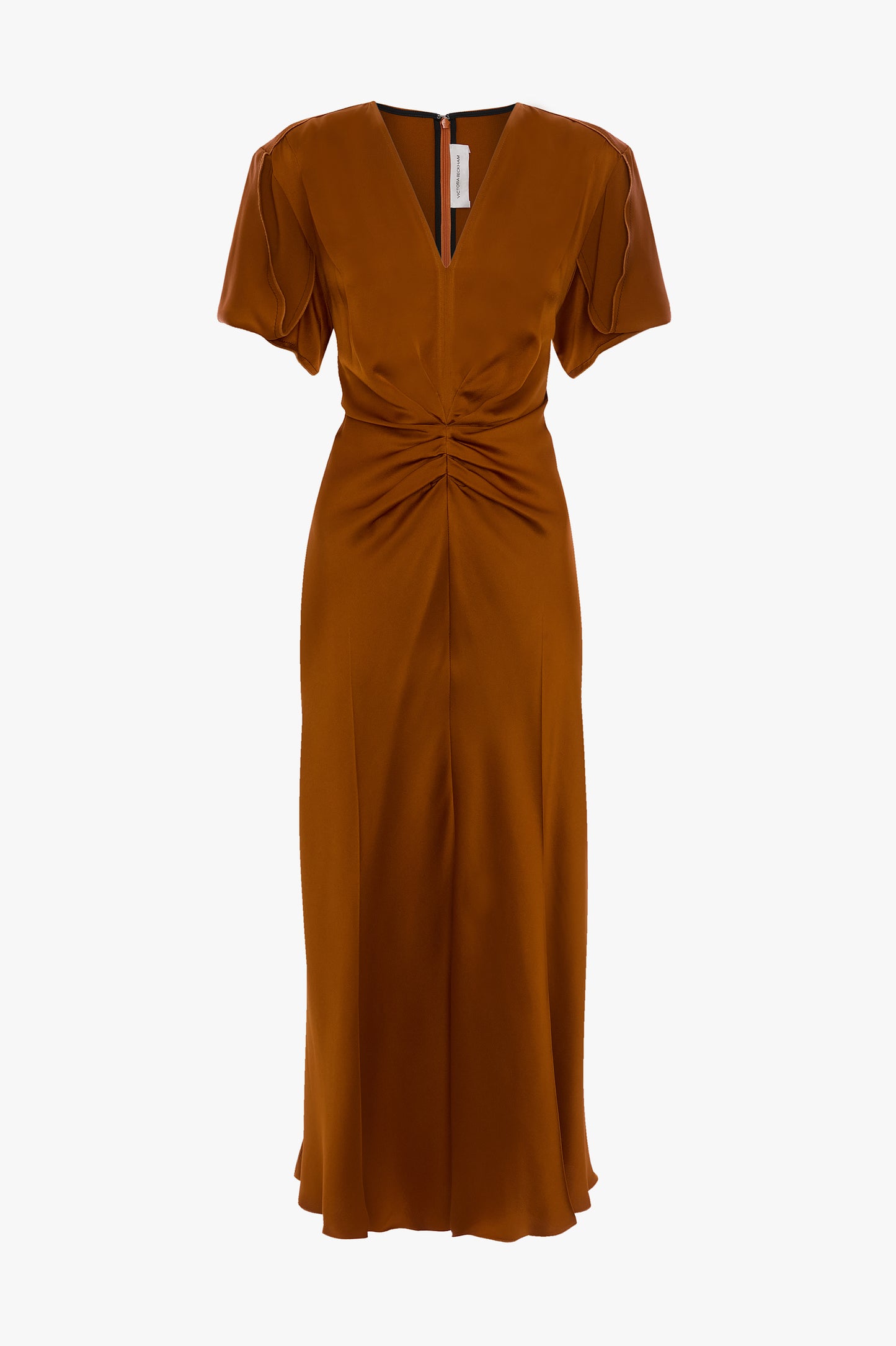 Eve Midi Dress In Bronze