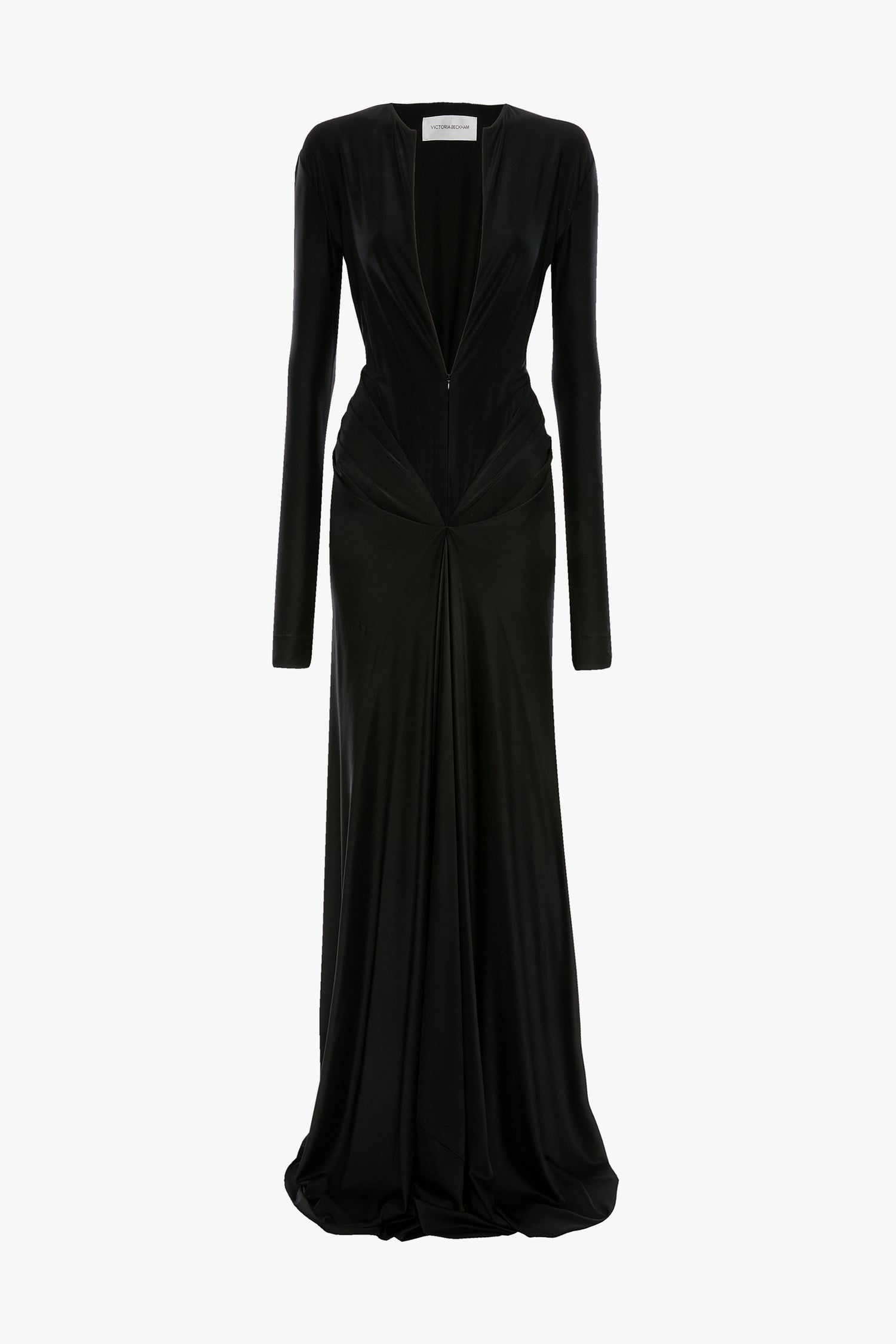 victoria beckham black cut out dress Victoria Beckham Black Cutout Midi Dress