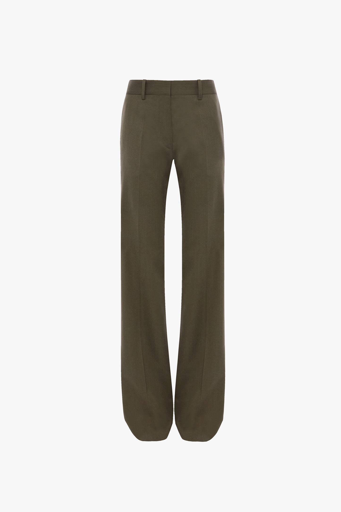 Tailored Straight Leg Trouser In Sage Melange