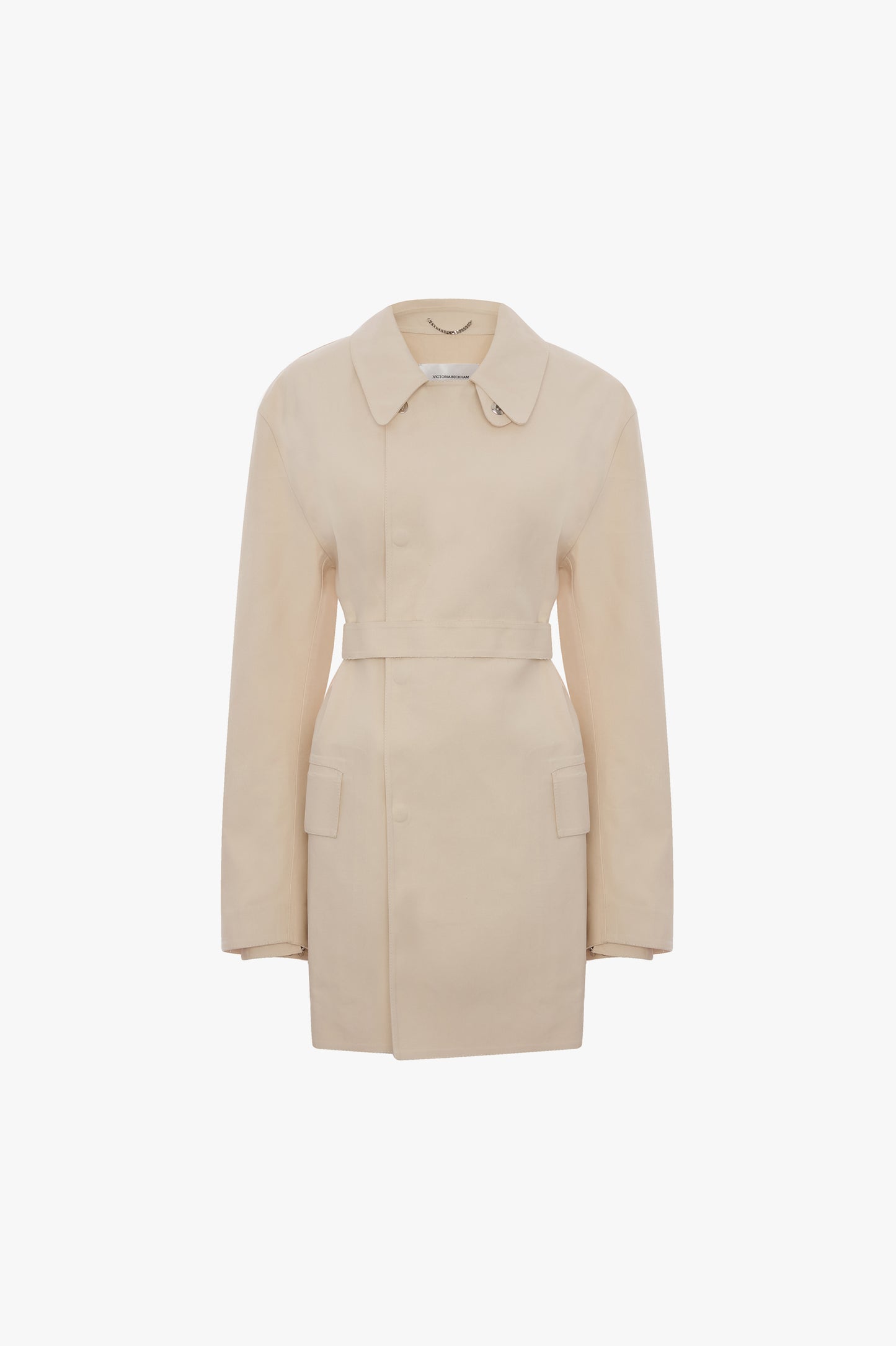 VB X Mackintosh Caban Coat In Putty