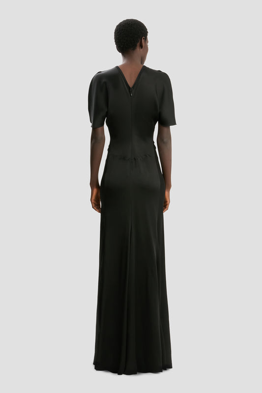 Cut-Out Gown In Black – Victoria Beckham UK