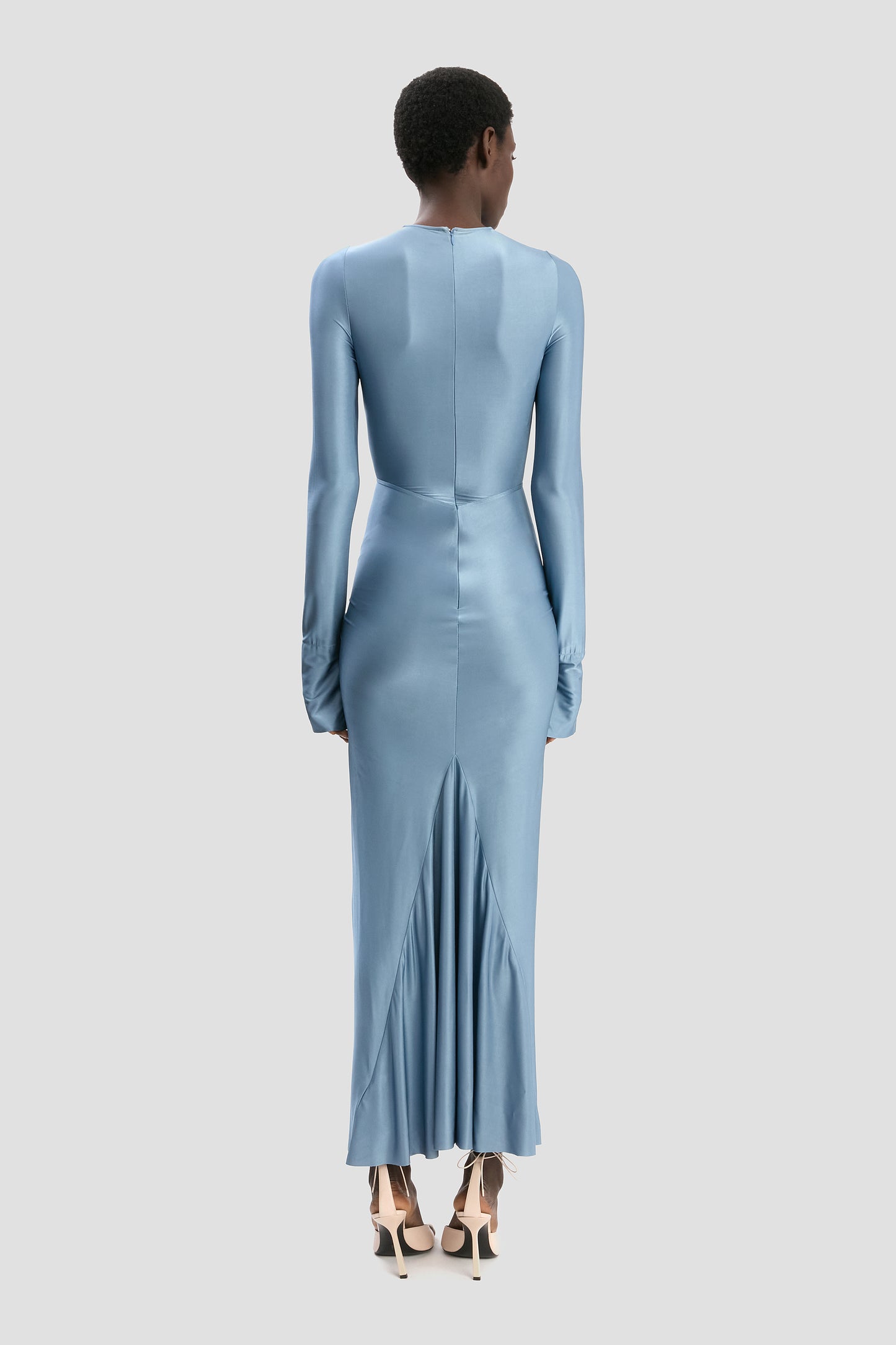 Frances Midi Dress In Stone