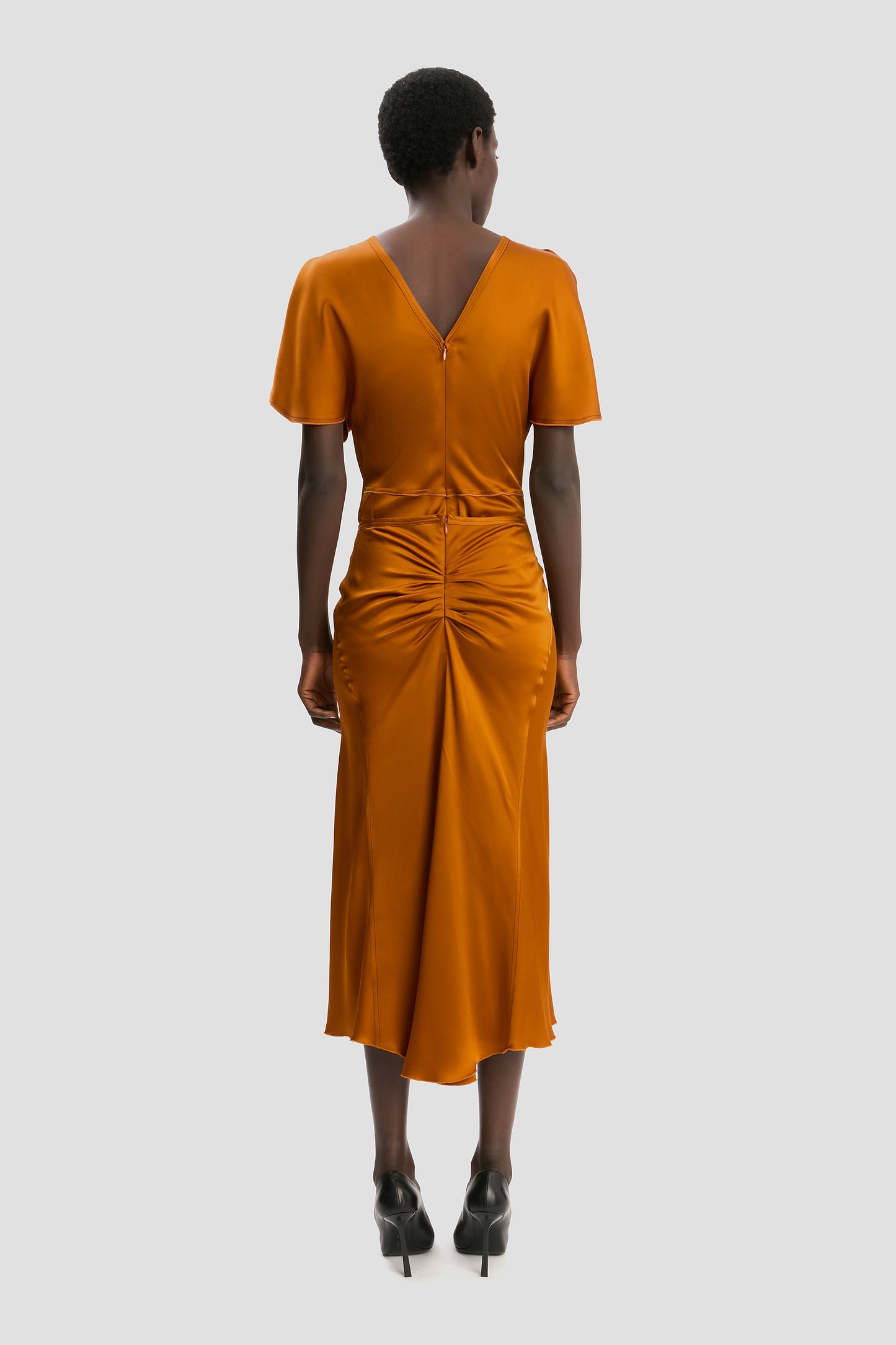 Bela Midi Skirt In Bronze
