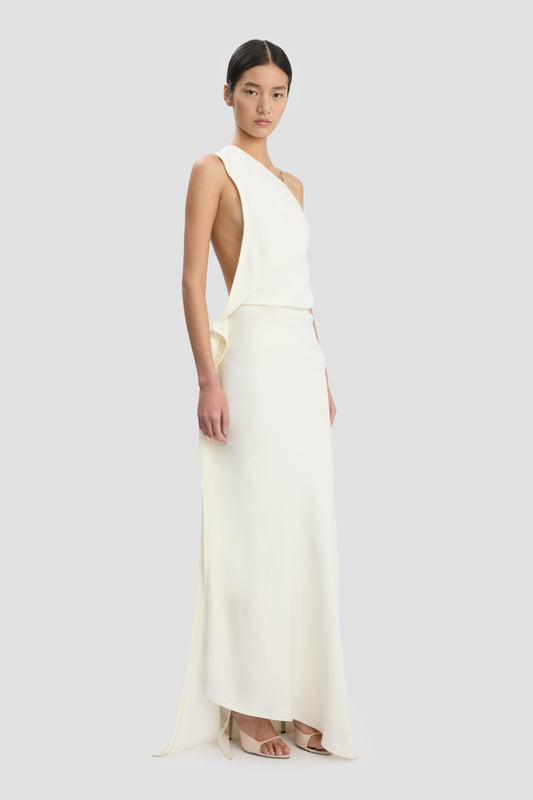 Lace Cami Dress In Ivory Victoria Beckham Lace Cami Dress In Ivory Victoria Beckham