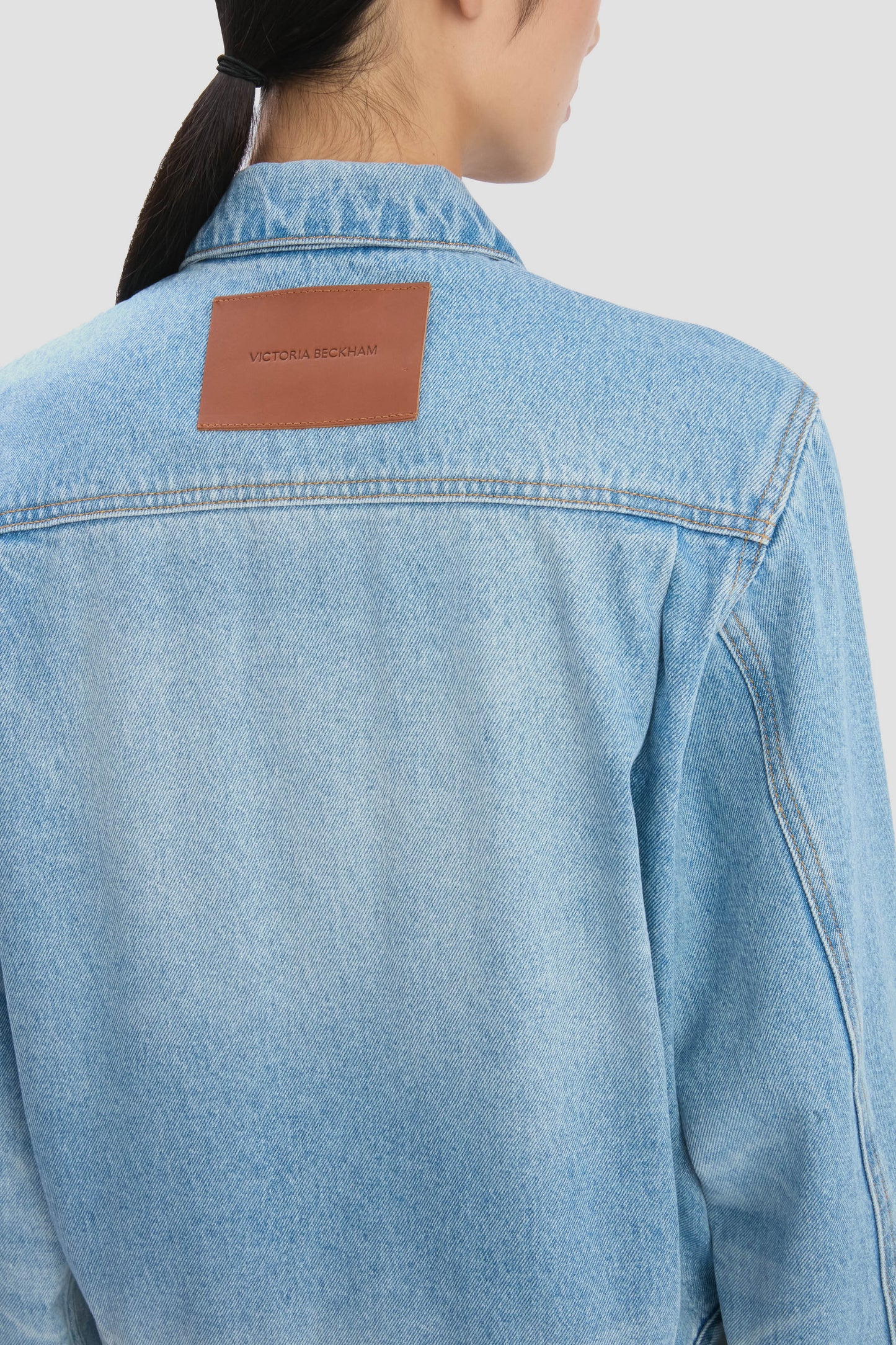 Denim Trucker Jacket In Heritage Blue