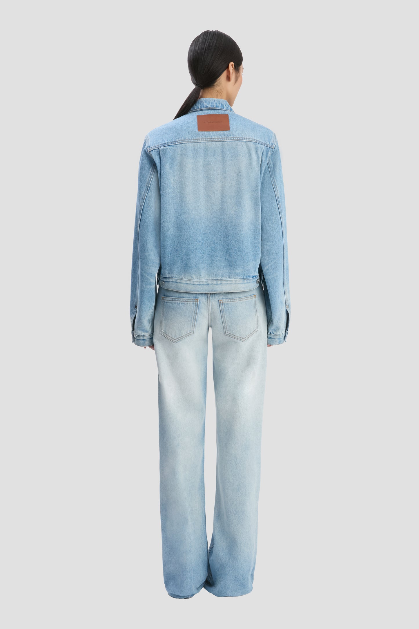 Denim Trucker Jacket In Heritage Blue