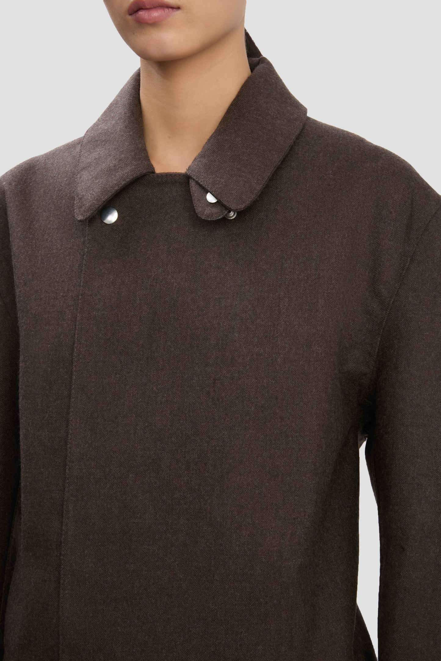 VB X Mackintosh Caban Coat In Brown