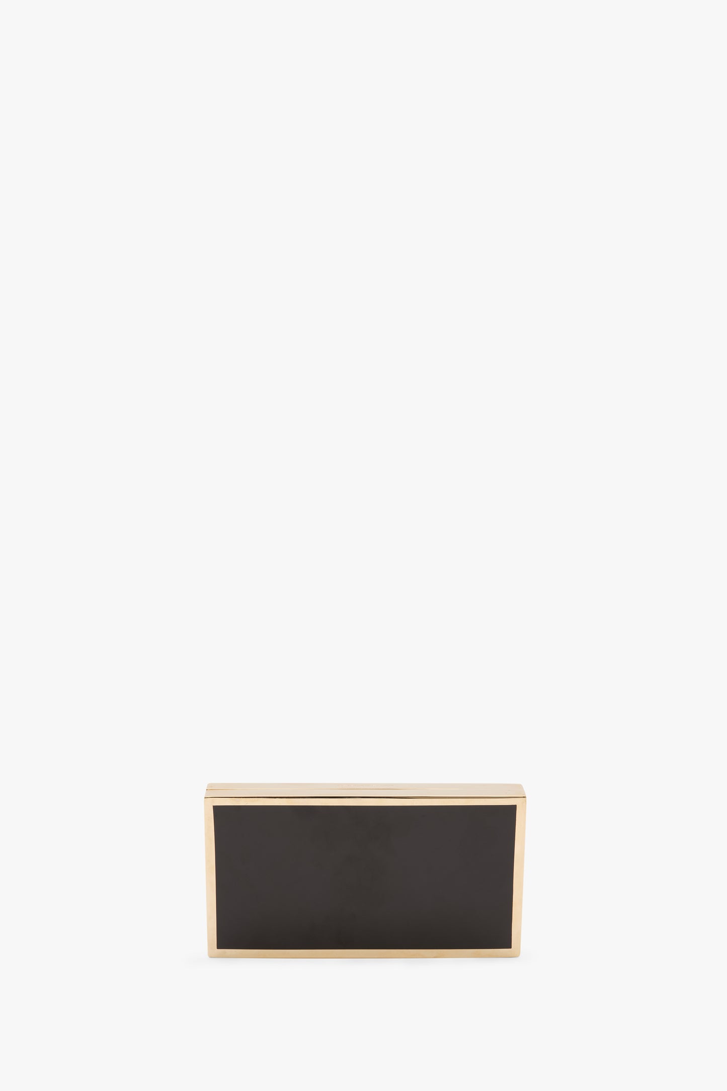 Enamel Minaudière In Black