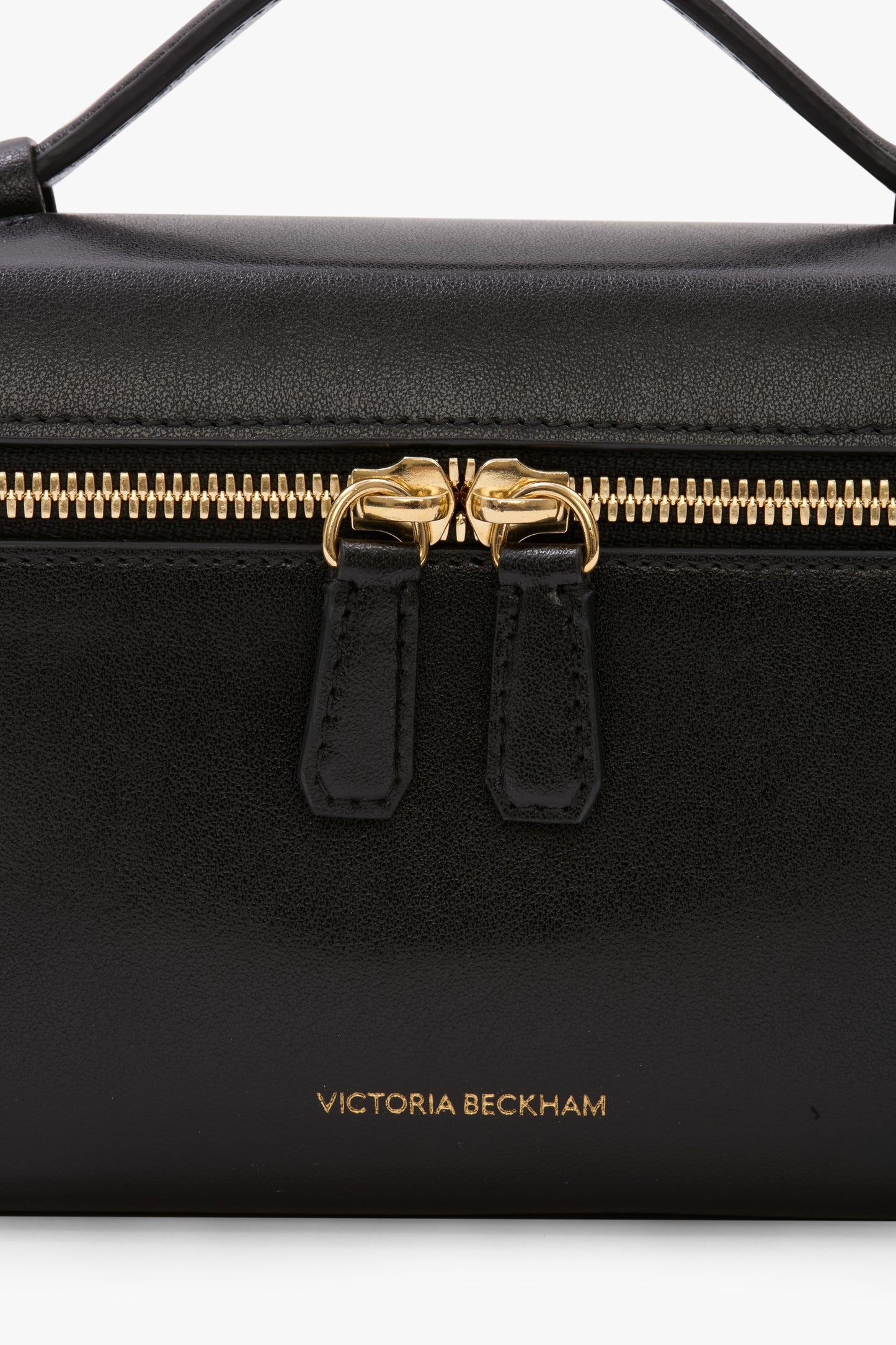 Vanity Crossbody In Black Leather