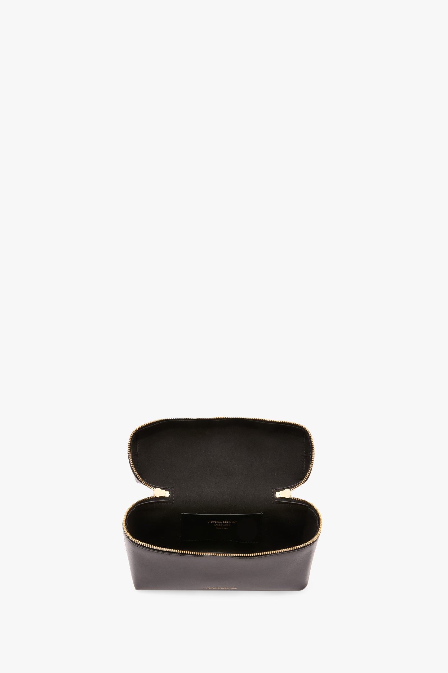 Vanity Crossbody In Black Leather