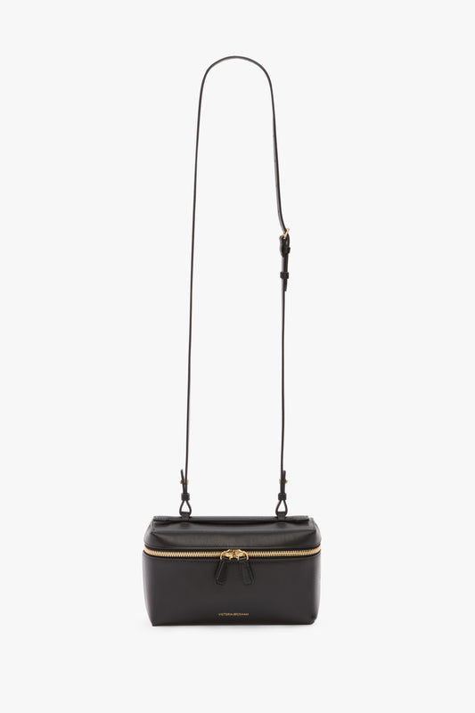 Vanity Crossbody In Black Leather