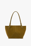 Victoria Tote In Cactus Green Suede