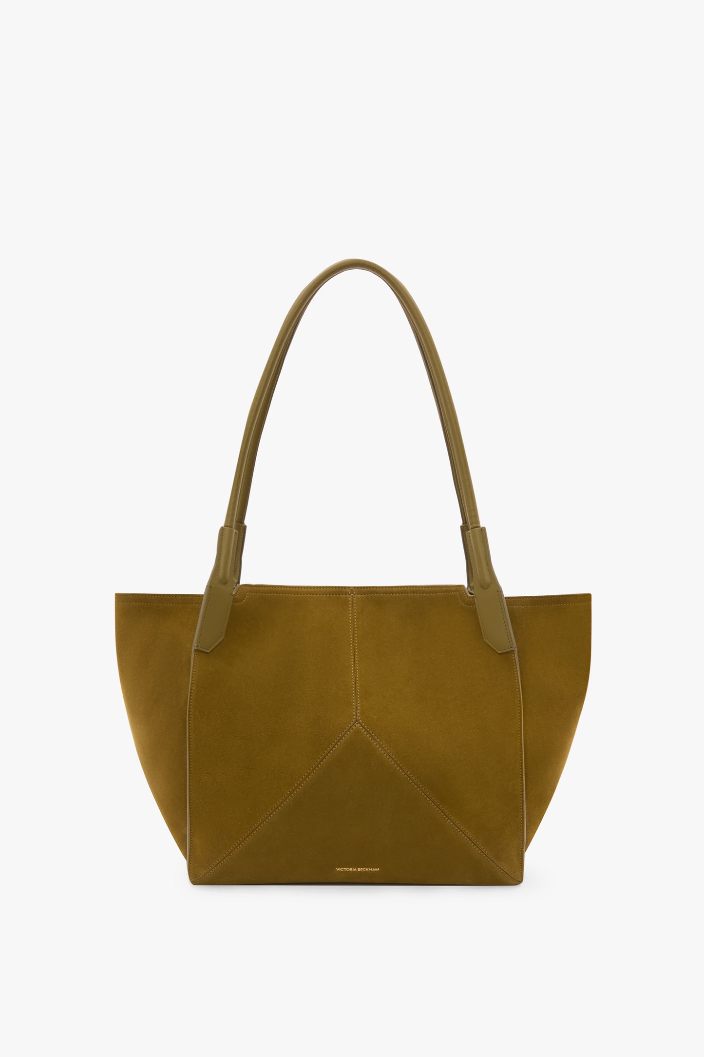 Victoria Tote In Cactus Green Suede