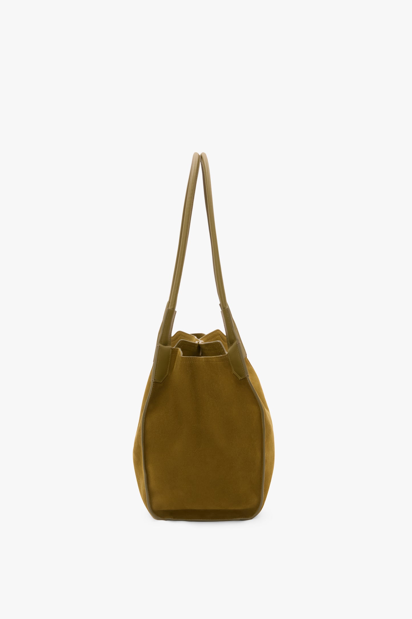 Victoria Tote In Cactus Green Suede