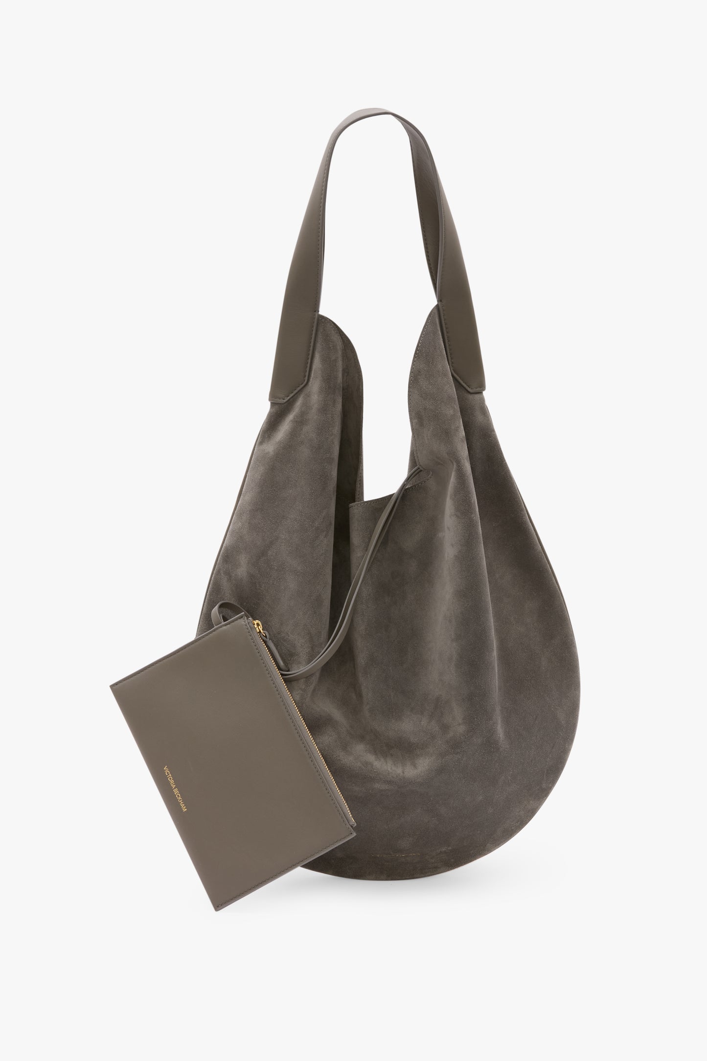 Soft Plié Hobo Bag In Pebble Grey