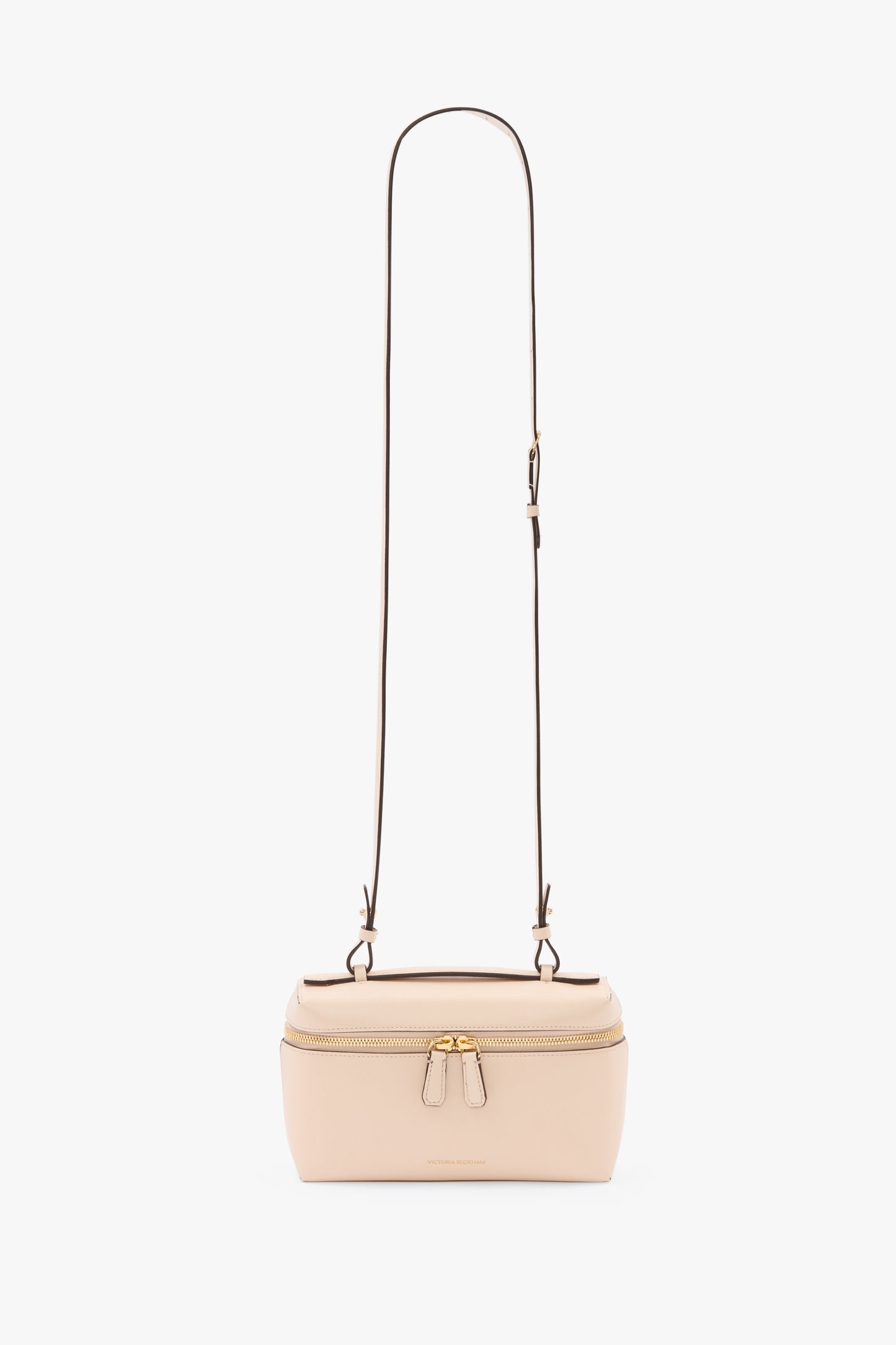 Vanity Crossbody In Pale Rose Leather