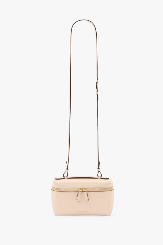 Vanity Crossbody In Pale Rose Leather