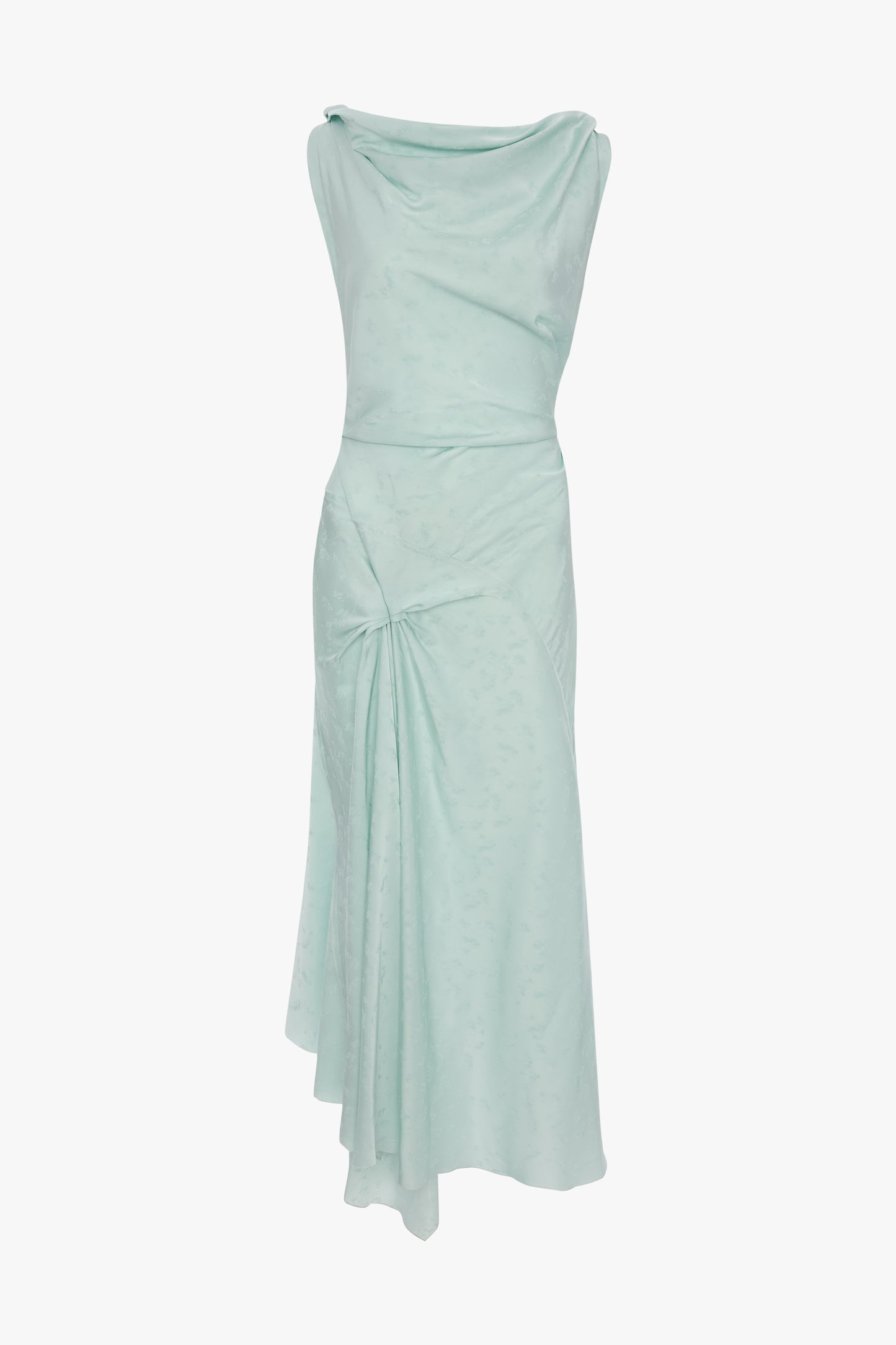 Posy Midi Dress In Aquamarine