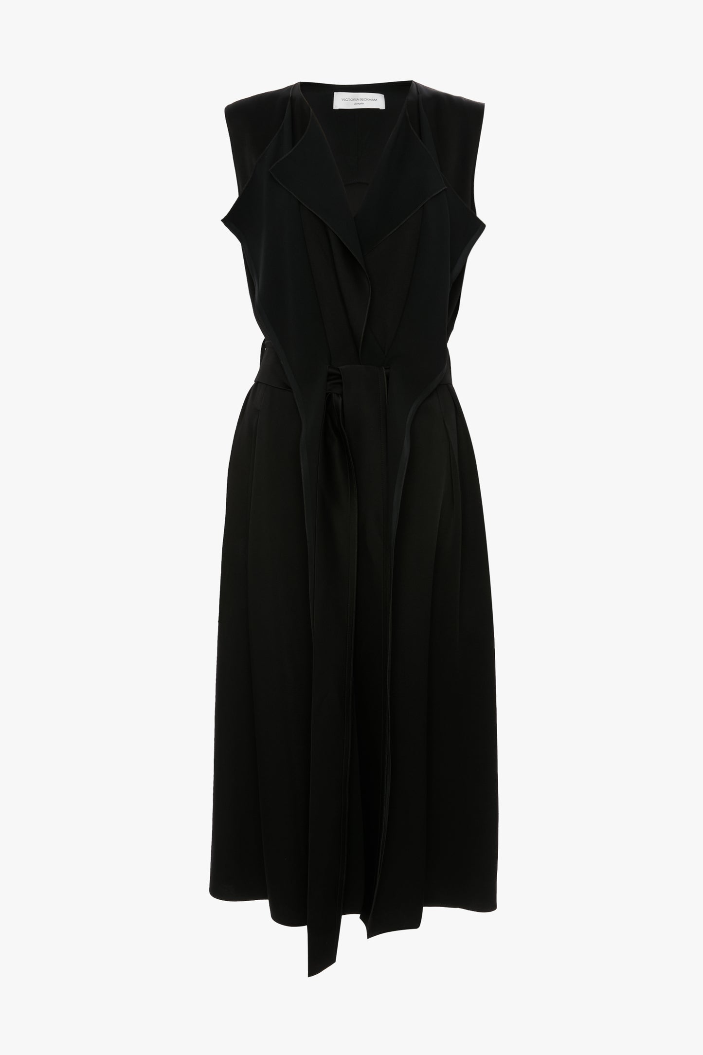 Sybil Midi Dress In Black