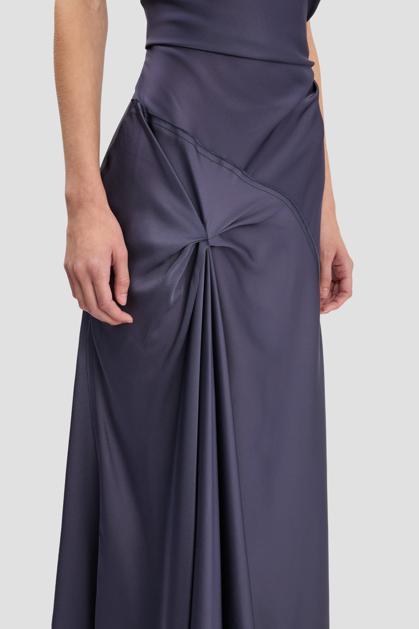 Posy Midi Dress In Eclipse