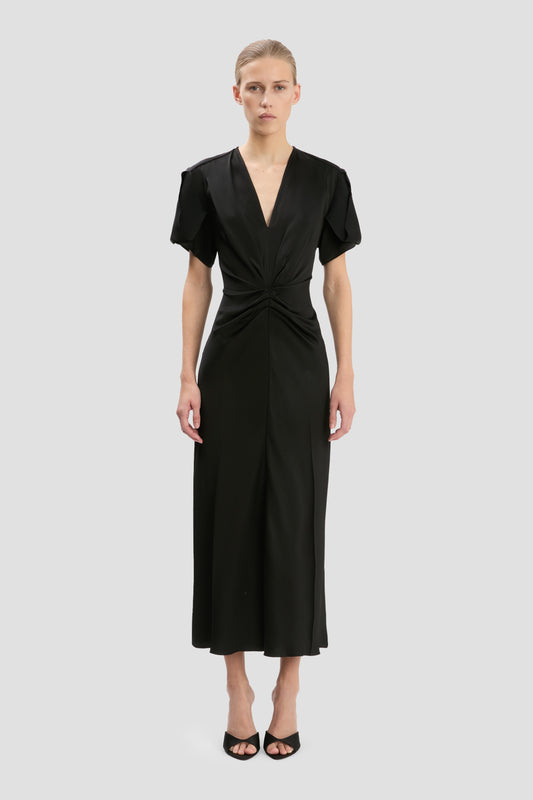 Eve Midi Dress In Black