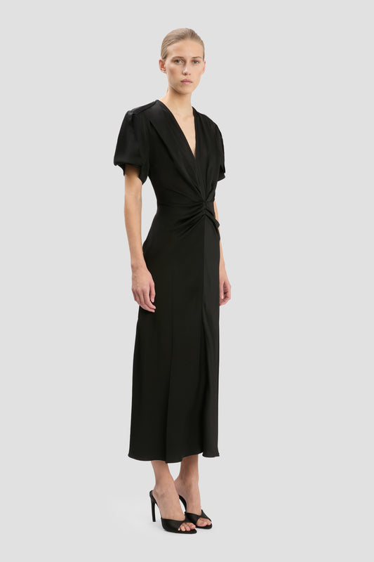 Eve Midi Dress In Black