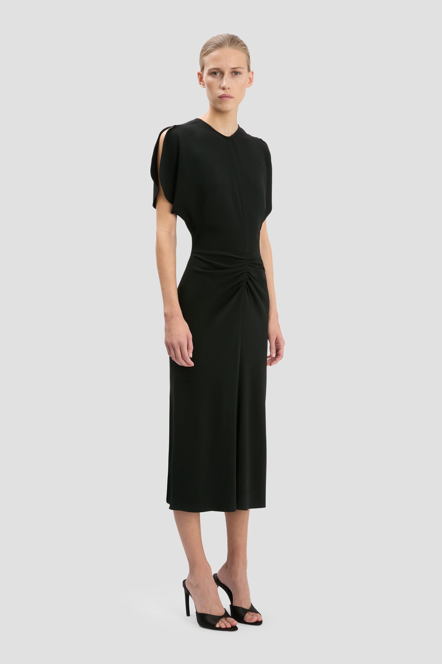 Bela Midi Dress In Black