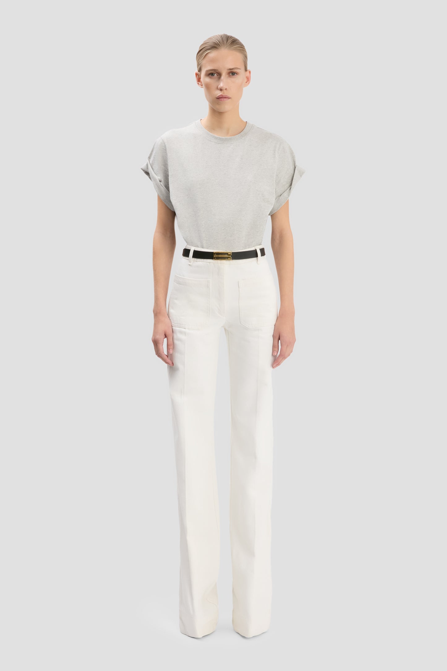 New Alina Stretch Jean In Washed White