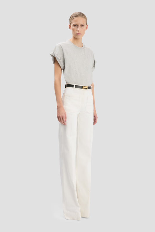 New Alina Stretch Jean In Washed White