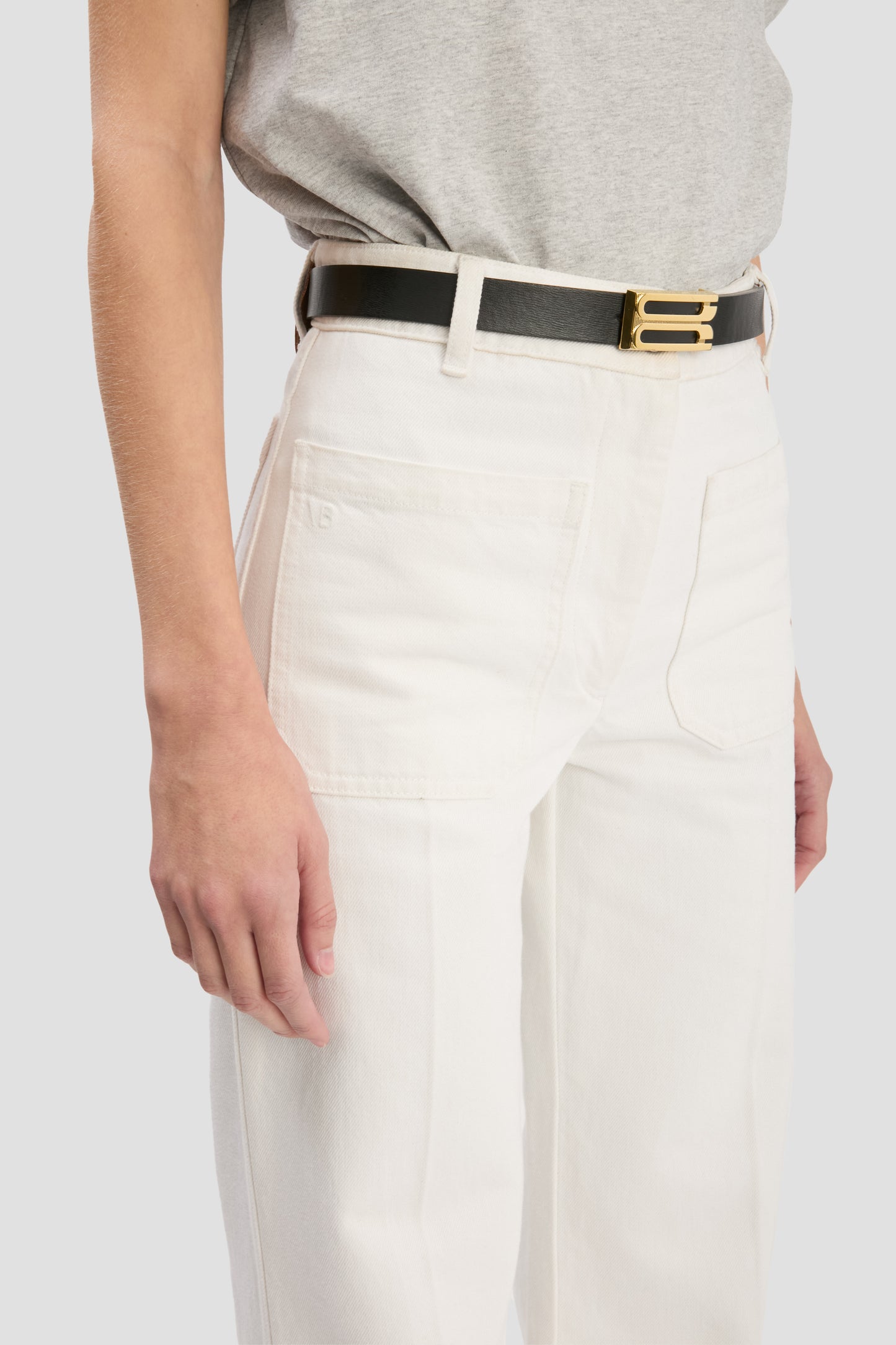 New Alina Stretch Jean In Washed White